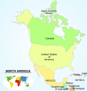 Северная америка какой регион